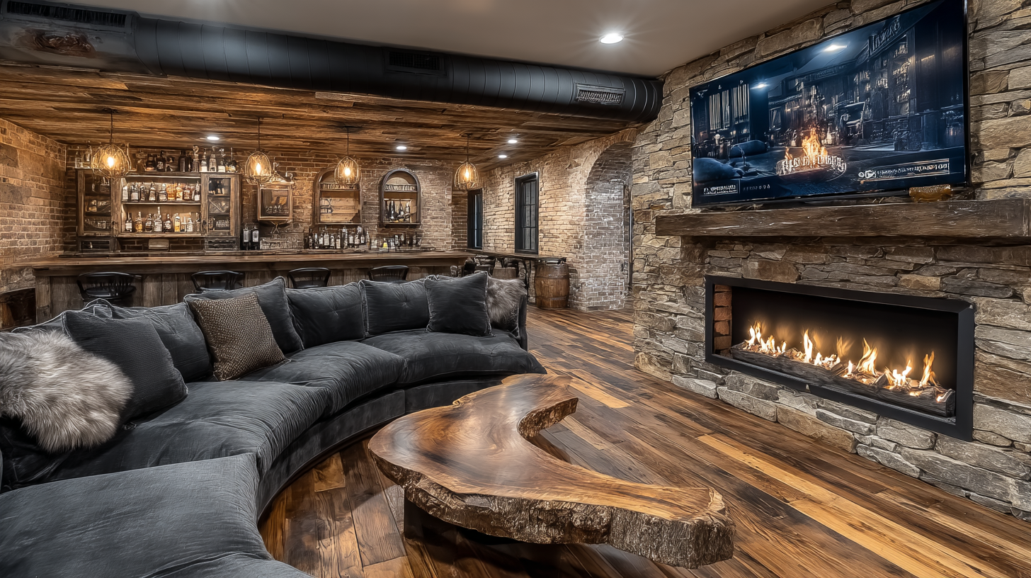 What are the various ways a basement can be transformed for different uses?